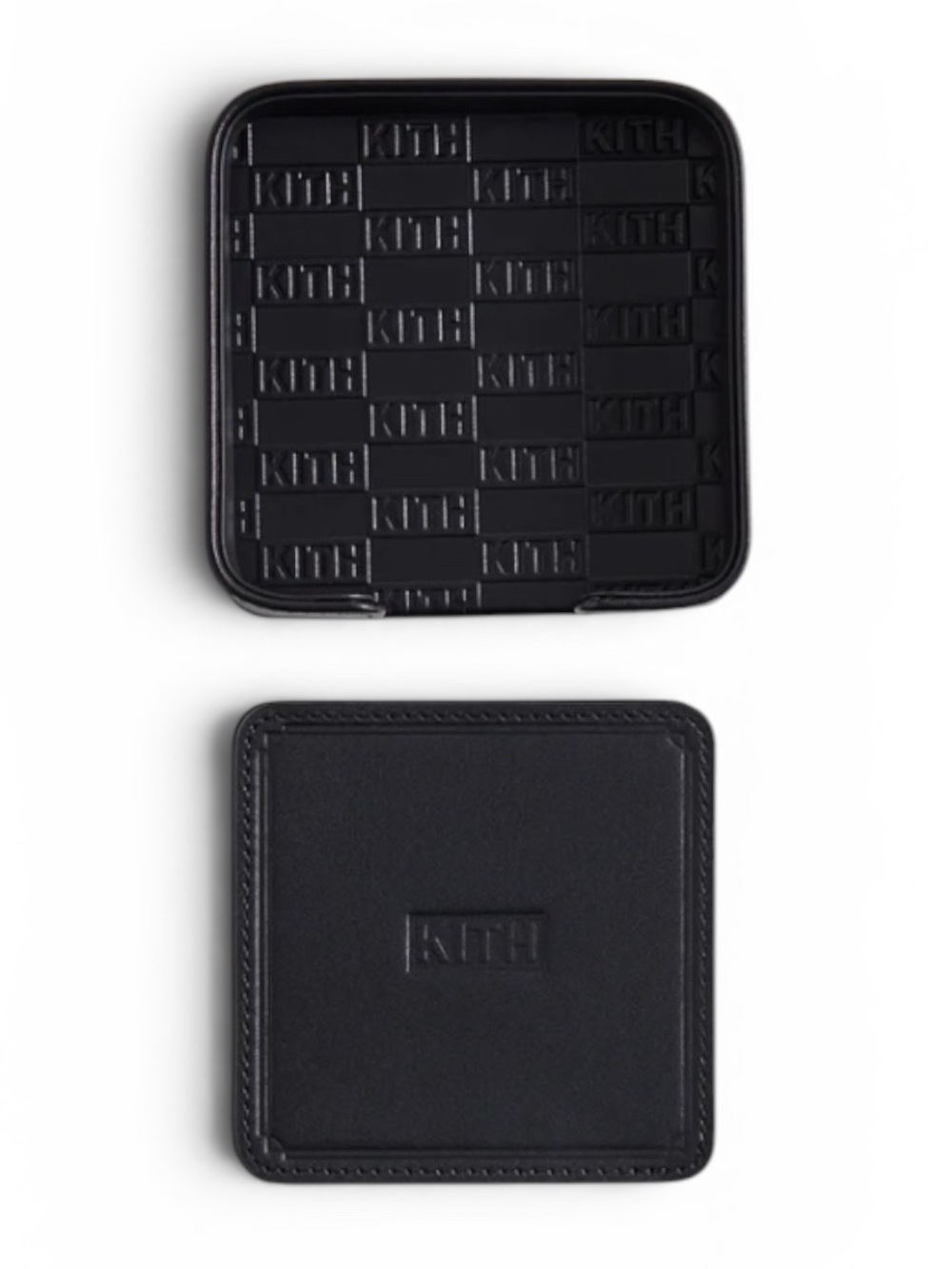Kith Monogram Leather Coasters